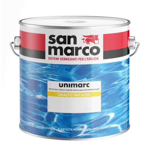 Unimarc smalto micaceo grigio lt 0,75  a base acqua