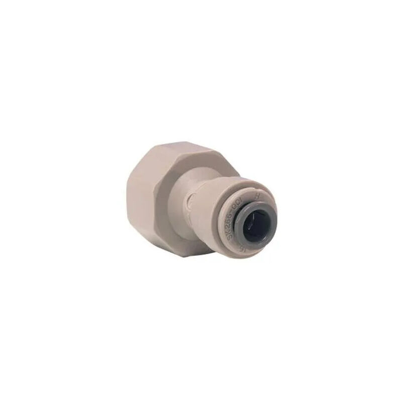 

Toma de acetal gris, fondo plano, 1/2, para manguera de 5/16
