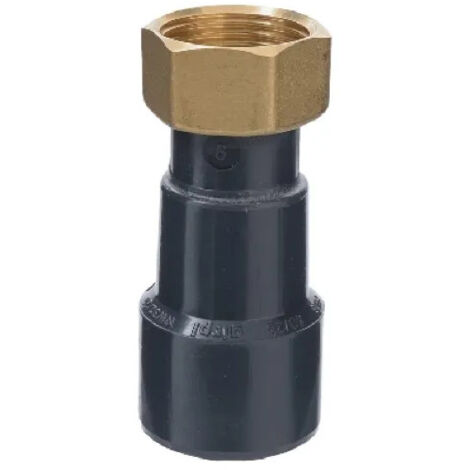 Union 2 pièces PVC pression femelle 20 mm, femelle 20X27