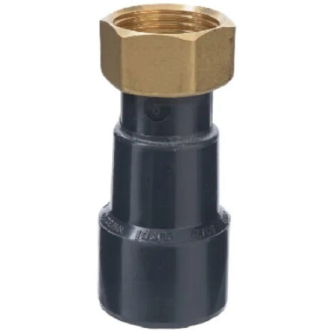 Union 2 pièces PVC pression femelle 25 mm, femelle 26X34