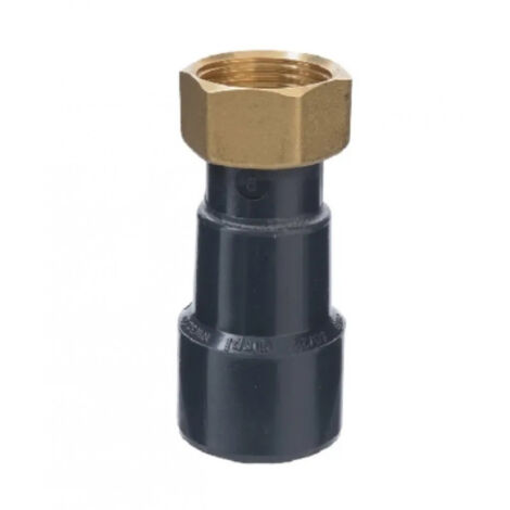 Union 2 pièces PVC pression femelle 40 mm, femelle 40x49