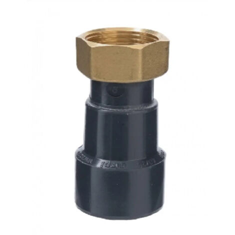Union 2 pièces PVC pression femelle 50 mm, femelle 40x49