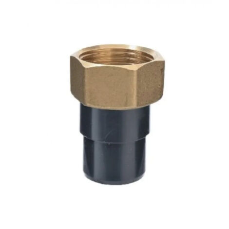 Union 2 pièces PVC pression mâle 25 mm, femelle 26x34