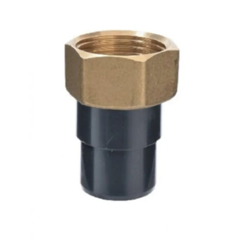 Union 2 pièces PVC pression mâle 40 mm, femelle 40x49