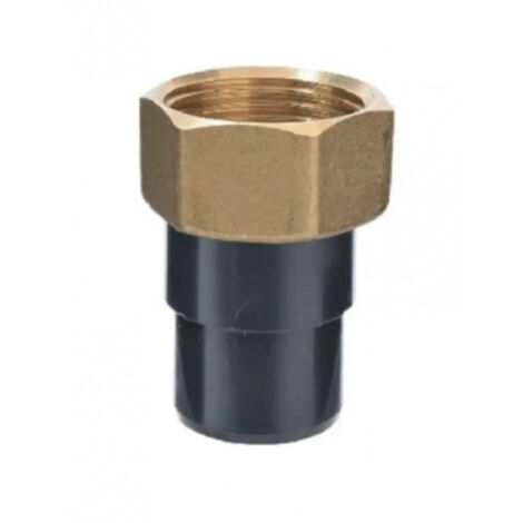 Union 2 pièces PVC pression mâle 40 mm, femelle 50x60