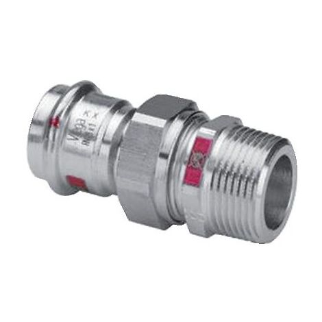 Union 3 pièces électrozingué femelle diamètre 35 filetage 33x42 559274 - VIEGA SARL
