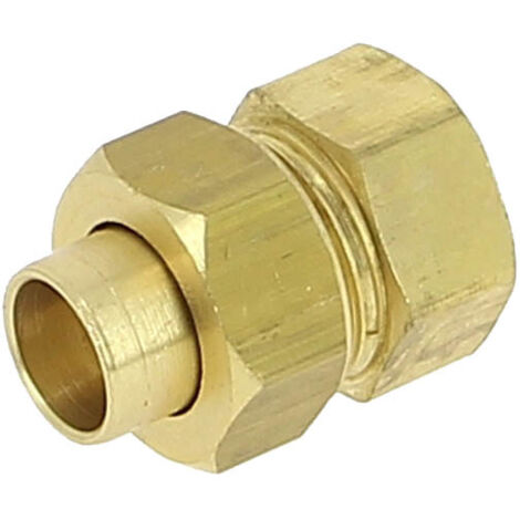 Union 3 pièces fer/cuivre à souder Femelle 340GCU Ø12-3/8
