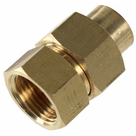 Union 3 pièces fer/cuivre à souder Mâle Ø15-1/2"