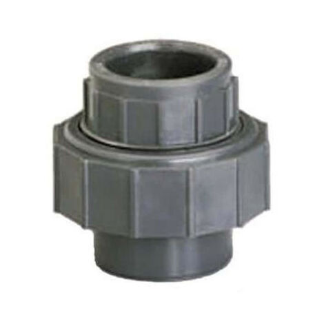 Union 3 pièces PVC - Femelle-Femelle - Pression à coller - Diamètre 75 mm 40879J