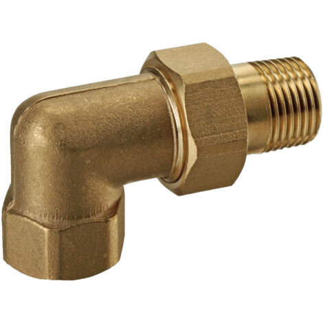 Unión angular TWIST de 3/4", junta tórica, latón