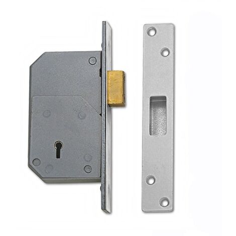 UNION B-3G110-SC-73 3G110 C Series 5 Detainer Deadlock 73mm Satin Chrome UNNB3G110C73