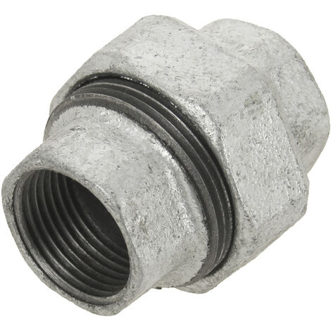 UNION DOUBLE FEMELLE à JOINT CONIQUE 340 NOIR 1/2'' 15/21 - VIRFOLLET - 34001003