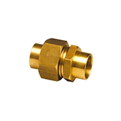 Union droit 340 CU 22 raccord laiton fer cuivre