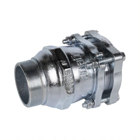 Union égale de réparation pour tube acier - Bride - Male 66x76