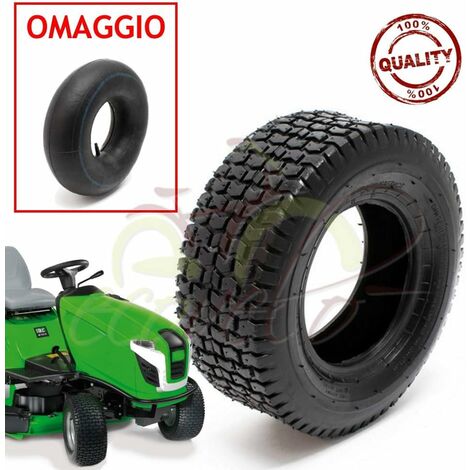 Union EGB06TXU Pneumatico + Camera d'Aria 13 X 5.00-6 Rinforzato per TRATTORINO Tosaerba Gomma COPERTONE Giardinaggio Garden Union