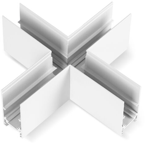 Unión En X Para Carriles Magnéticos De Superficie 20mm