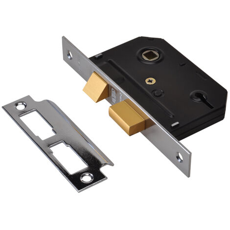 Union Es-Sl Essentials 3 Lever Mortice Sashlock Chrome 79Mm 3In Visi