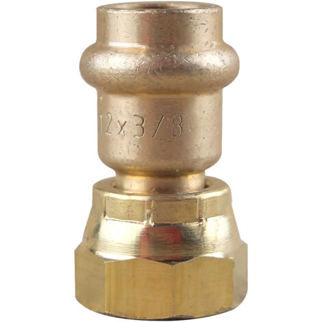Union Femelle écrou tournant Ø12 - G 3/8" (12/17) à sertir et à visser
