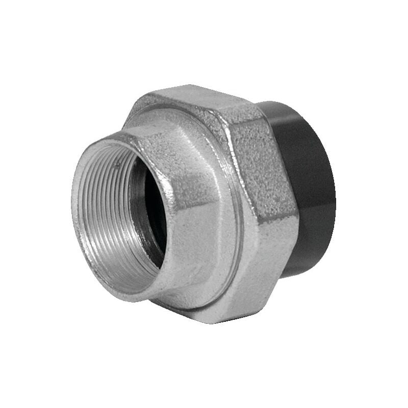 Aliaxis - Union pvc pression fer-pvc droit ff 40x49 50 fonte