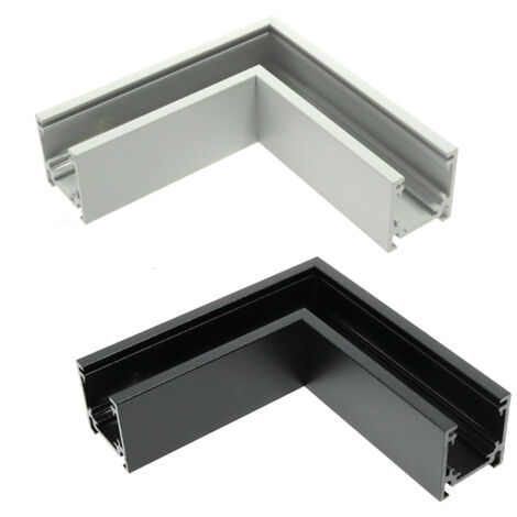 Union Horizontale en L pour Rail Magnétique Série 16mm Blanc - Ledme - LM3591