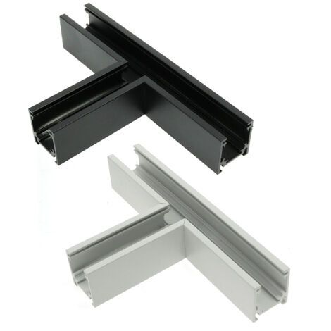 Union Horizontale en T pour Rail Magnétique Série 16mm Blanc - Ledme - LM3595