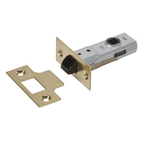 UNION J2600-PL-2.5 J2600 Tubular Latch Essentials Polished Brass 65mm 2.5in Boxed UNNJ2600PL25