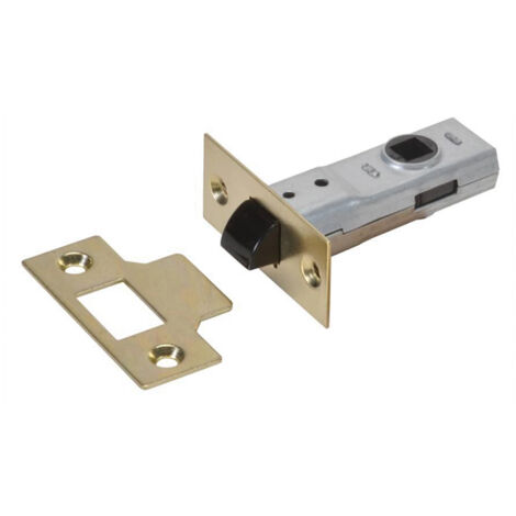 UNION J2600-PL-2.5 J2600 Tubular Latch Essentials Polished Brass 65mm 2.5in Boxed UNNJ2600PL25