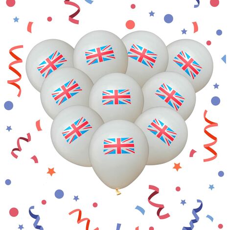 10pcs Joyeux anniversaire Foil Ballons Boy Girl Party Helium Round