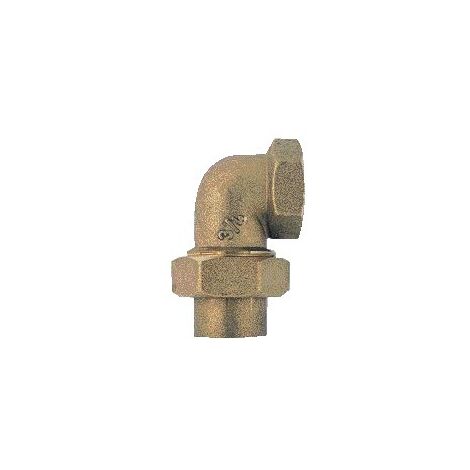 Union laiton Fer/Cuivre coude Femelle à souder 20x27 16