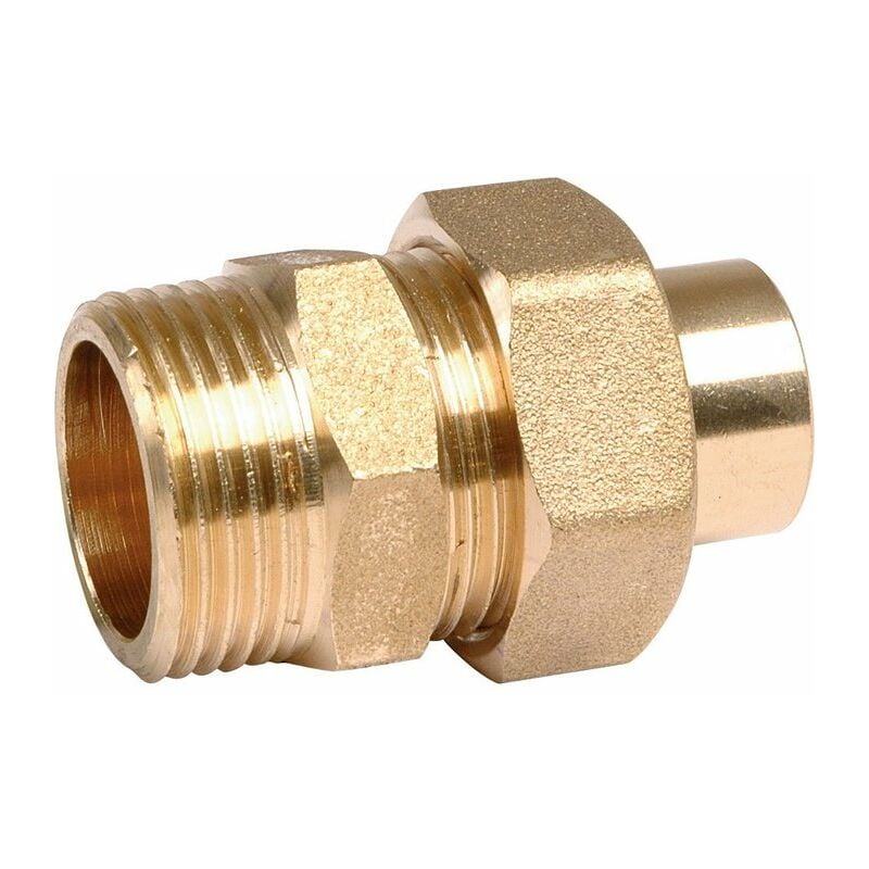 Raccord union laiton droit à souder - m 2' - diamètre 52 mm