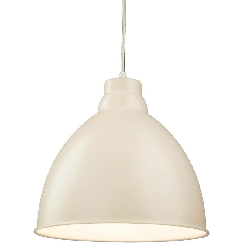 Firstlight - Union - 1 Light Dome Ceiling Pendant Cream, E27