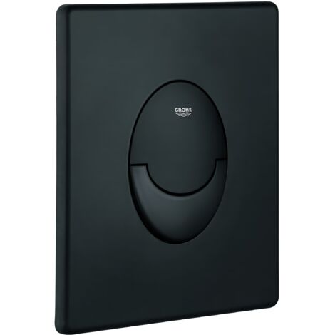 Union – Plaque de commande WC Start double boutons – Finition noir mat – Matériau ABS – Montage vertical – Technologie EcoJoy - 38964KF0