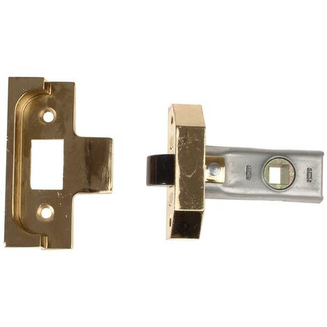 Union Rebated Tubular Mortice Latch 2650 Electro Brass 63Mm 2.5In