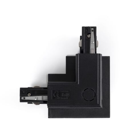 Union rigide en L pour rail triphasé encastré - GEN2 - 90º - - Noir