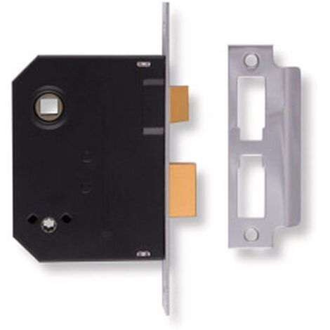 UNION Y2294-CH-2.50 2294 Mortice Bathroom Lock Chrome Finish 63mm 2.5in Visi UNNY2294CH25