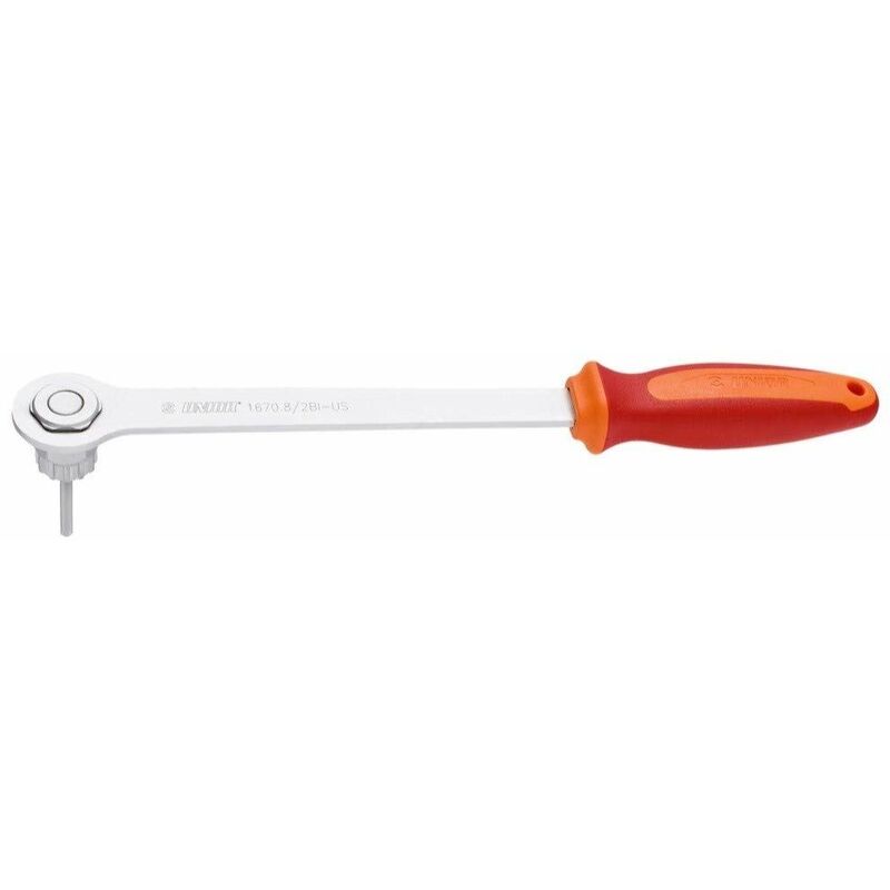 Cassette lockring wrench with guide: red 350MM - ZFUN624932 - Unior