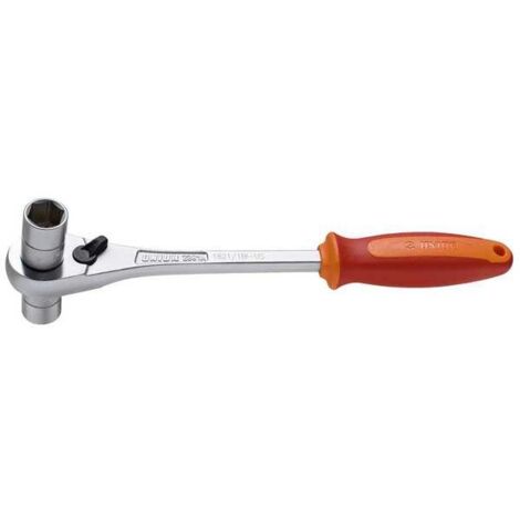 Unior Clé à Cliquet Ergonomique 14/15mm Rouge