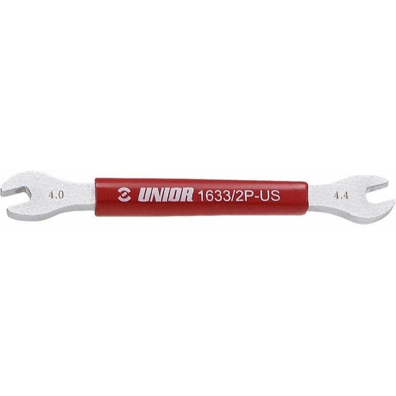 Double sided spoke wrench: red 3 - 3 x 3 - 45MM - ZFUN624950 - Unior