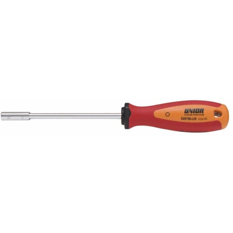 Unior - socket wrench with tbi handle: red 5.5MM - ZFUN625213