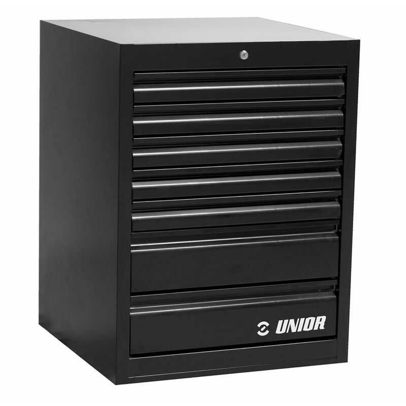 Unior - tool chest WIDE-7 drawers: black 663 x 650 x 870MM - ZFUN628585