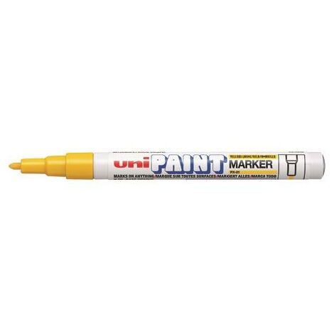 Unipaint Px21 Yellow Paint Marker - MI81502