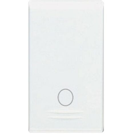 Unipolaire bouton-poussoir 10A civile de la série Ave Banquise Système 45 45B05