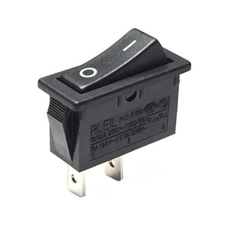 Reporshop - Black Unipolar Switch 16a 250V Standard