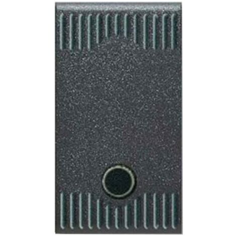 Unipolarer 10A beleuchtbarer Drucktaster für Ave Noir Sistema 45 45305G