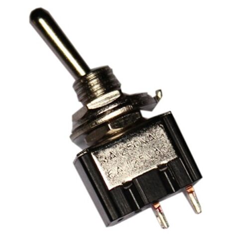 Unipolarer Schalter 3A Metall Mini