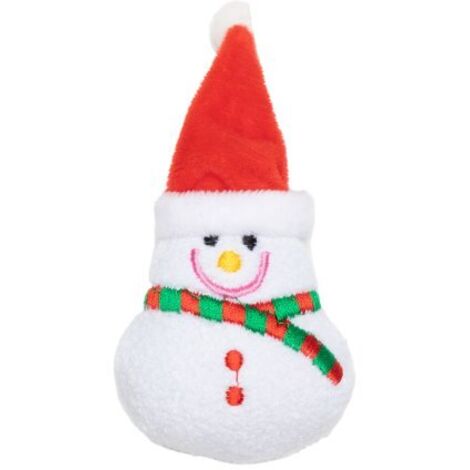 Uniq Pets  Purrnip – Katzenspielzeug  Plüschschneemann mit Katzenminze