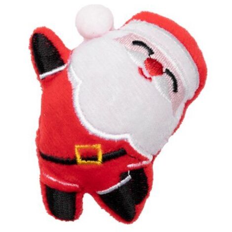 Uniq Pets  Purrnip – Katzenspielzeug  Winkender Weihnachtsmann mit Katzenminze
