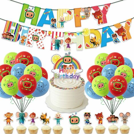 Unique Joyeux Anniversaire Fête D'anniversaire Décoration Kit DIY pour Enfants Jouets/Filles Anniversaire Décoration Ballons