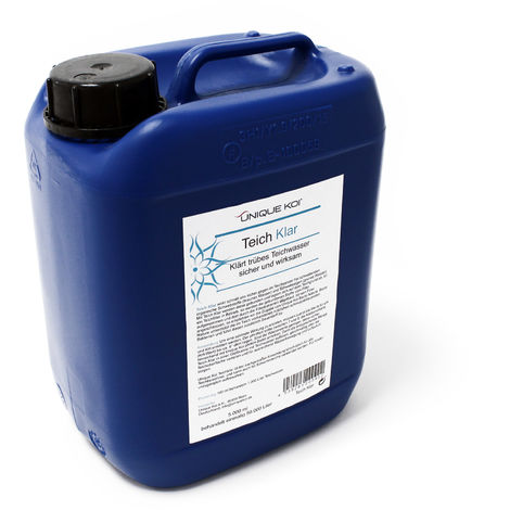 Unique Koi Estanque Claro 5000 ml para 50000 l tratamiento para estanque clarificador agua turbia