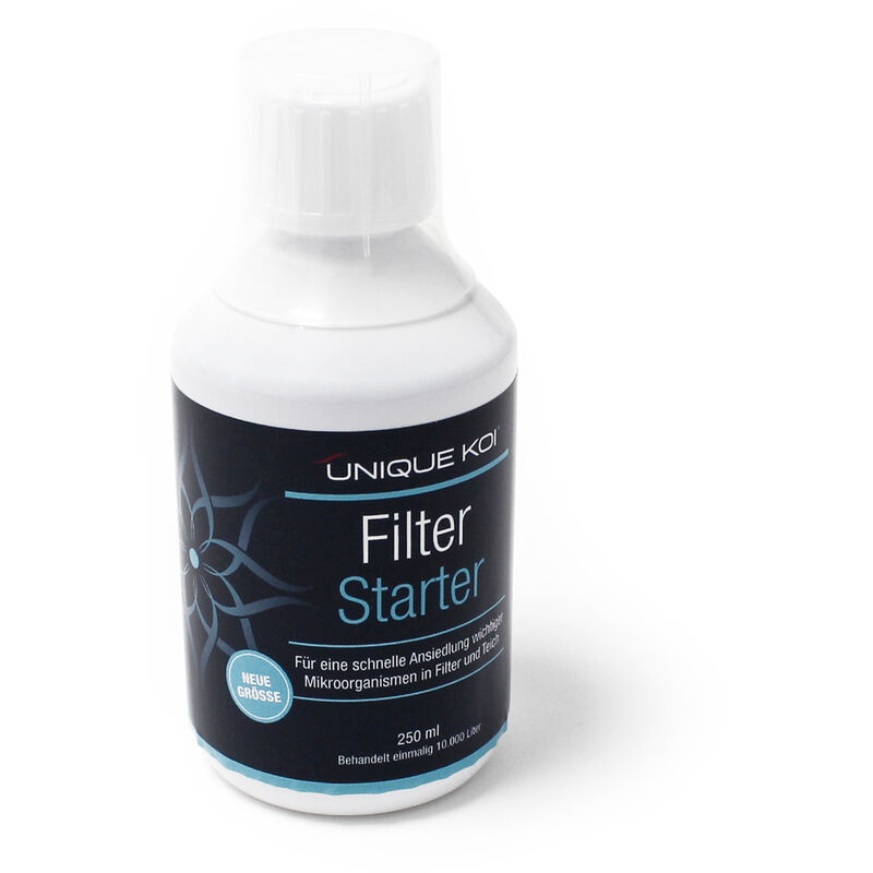 Filter Starter 250 ml pour 10000 l d´eau du bassin - Unique Koi
